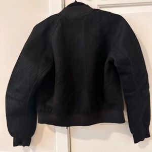 H&M BLACK BOMBER JACKET